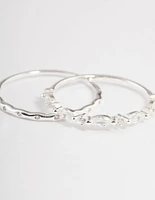 Sterling Silver Marquise Ring Pack