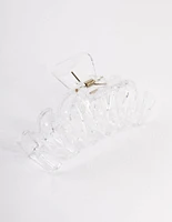 Clear Zig Zag Hair Claw Clip