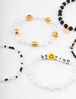 Gold Be Kind Bracelet 5-Pack