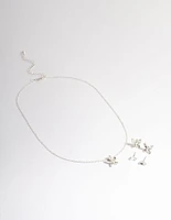 Silver Butterfly Jewellery Set