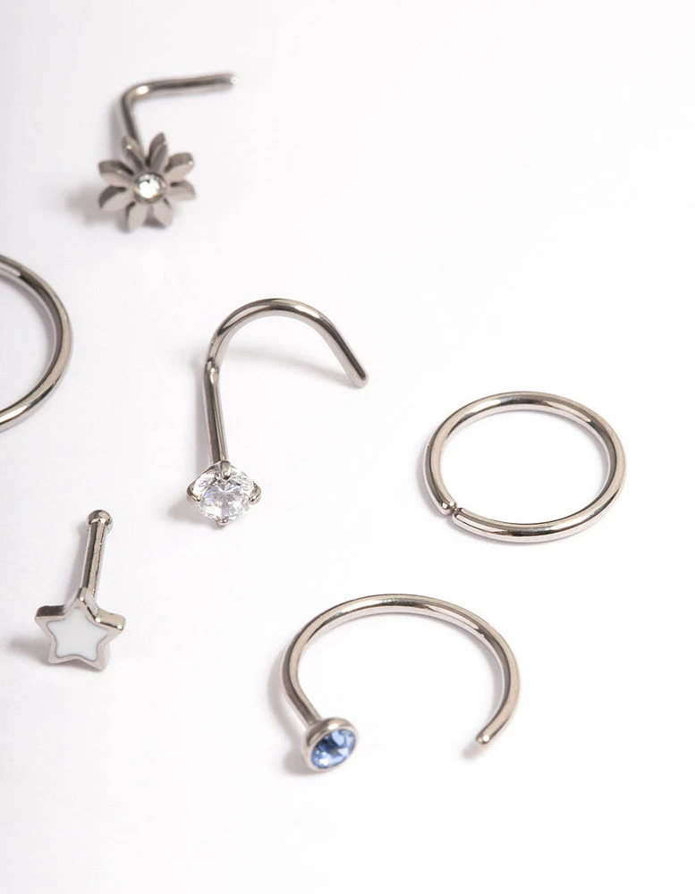 Titanium Flower & Trio Ball Nose 6-Pack