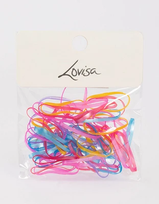 Bright Mini Hair Elastics 60-Pack