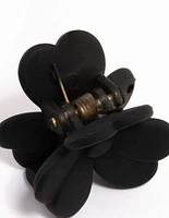 Black Mini Daisy Hair Claw Clip