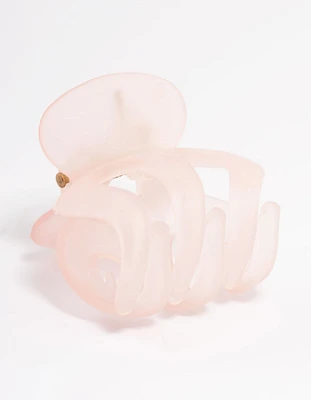 Pink Plastic Four Prong Mini Claw