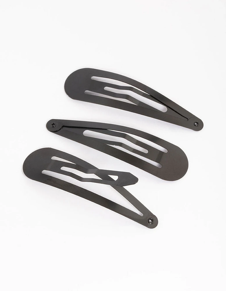 Coated Black Snap Clip Pack