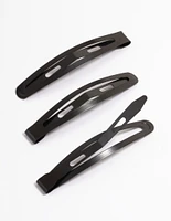 Coated Black Long Snap Clip Pack