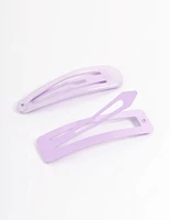 Coated Purple Mixed Bubble Snap Clip Pack