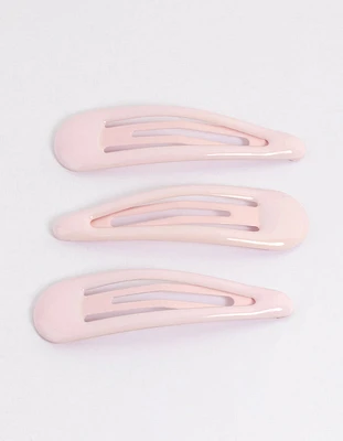 Coated Blush Bubble Snap Clip Pack