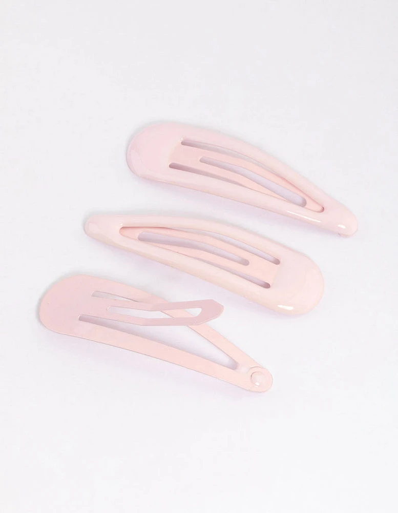 Coated Blush Bubble Snap Clip Pack