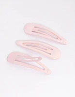 Coated Blush Bubble Snap Clip Pack