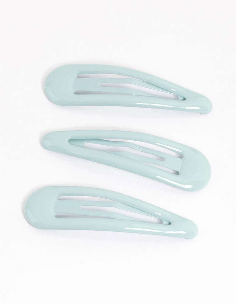Coated Blue Bubble Snap Clip Pack