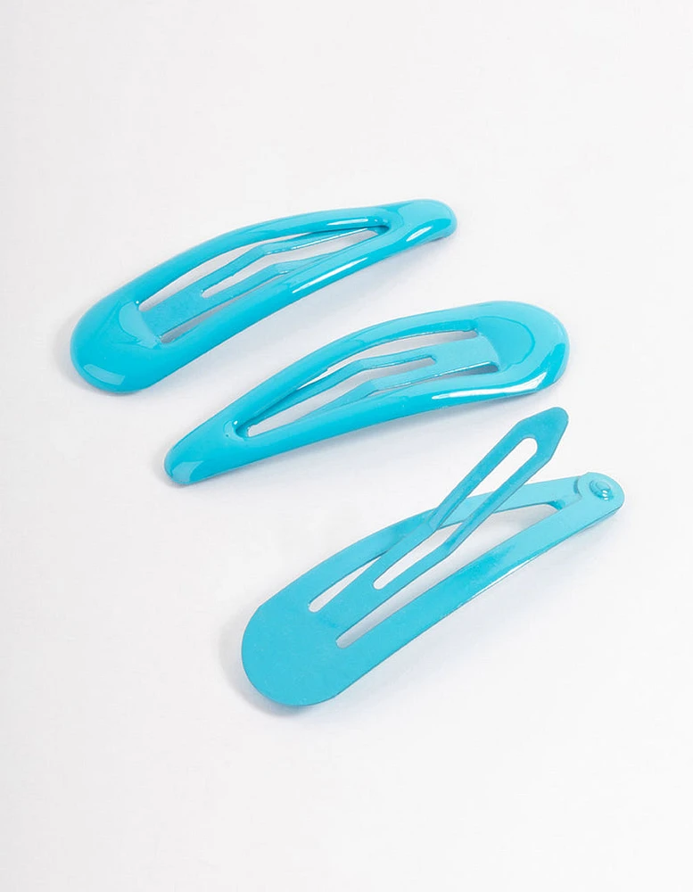 Coated Teal Bubble Snap Clip Pack