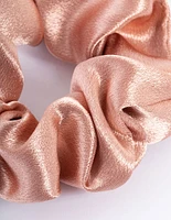 Blush Fabric Satin Scrunchie