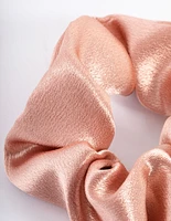 Blush Fabric Satin Scrunchie