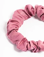 Blush Fabric Narrow Scrunchie