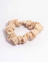 Neutral Fabric Narrow Scrunchie