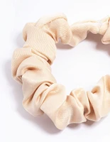 Neutral Fabric Narrow Scrunchie