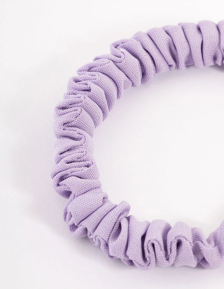 Fabric Clamp Thin Scrunchie