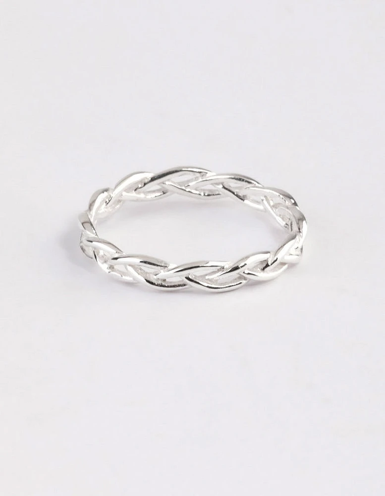 Sterling Silver Braided Ring