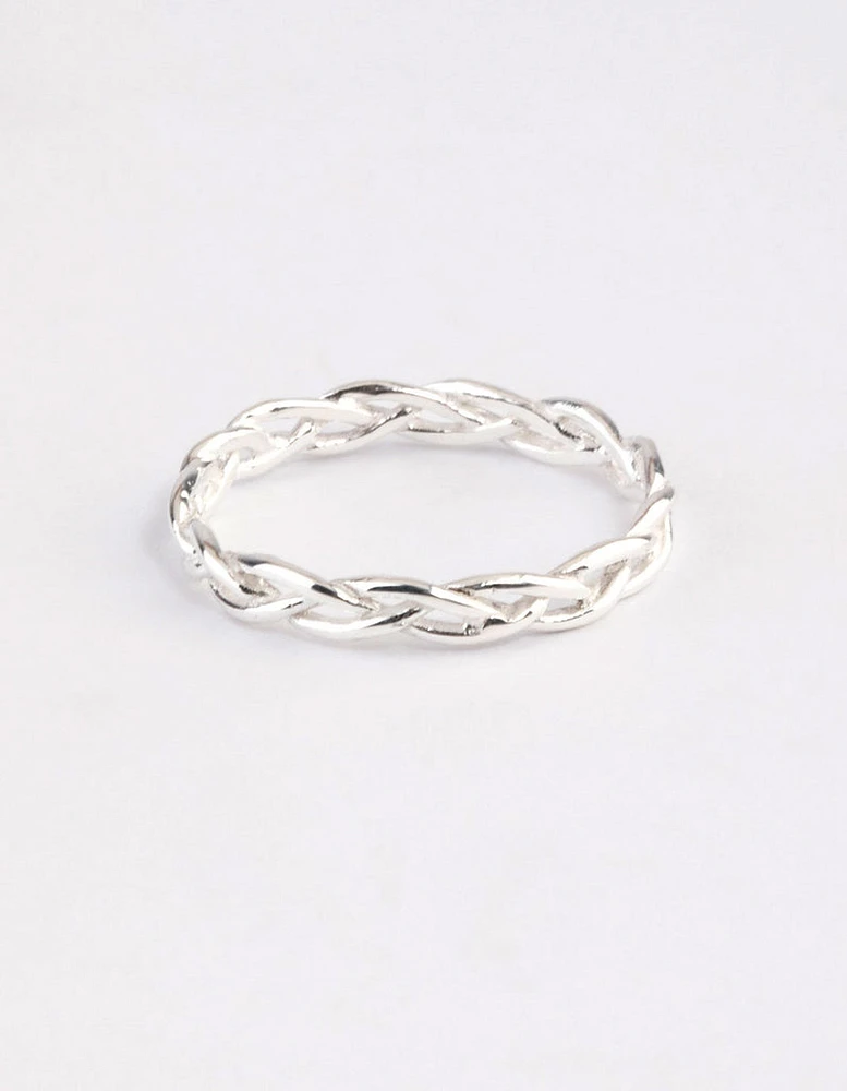 Sterling Silver Braided Ring