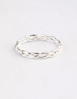 Sterling Silver Braided Ring