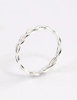 Sterling Silver Braided Ring