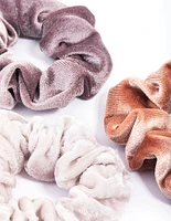 Fabric Large Soft Velvet Scrunchie Pack