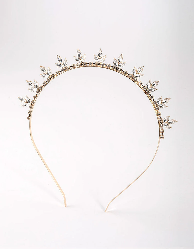 Gold Ice Crystal Headband