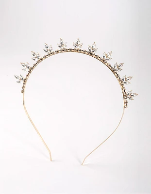 Gold Ice Crystal Headband