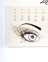 Acrylic Gold Diamante Face Jewels