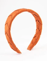 Copper Fabric Cross Wave Headband