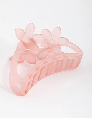 Plastic Flower Claw Clip 9cm