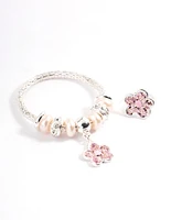 Kids Glitter Flower Bracelet & Ring Pack