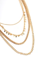 Gold Layered Chain Necklace