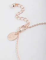 Rose Gold Diamante Fatima Bracelet Pack