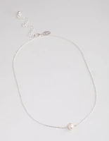 Silver Freshwater Pearl Necklace