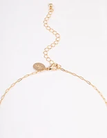 Gold Bling Snake Necklace