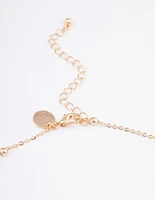 Gold Bold Heart Necklace