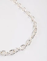 Silver Cable Chain Necklace