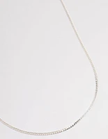 Silver Wheat Chain Necklace