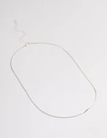 Silver Wheat Chain Necklace