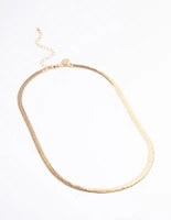 Gold Classic Snake Chain Necklace