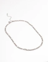 Silver Figaro Chain Necklace