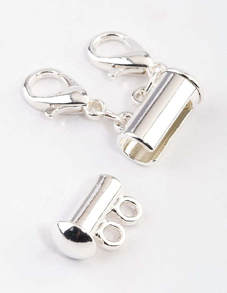 Silver Magnetic Two Necklace Separator