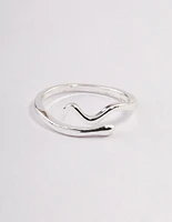 Silver Plated Mini Snake Ring