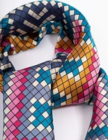 Fabric Box Print Scarf