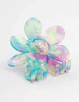 Plastic Statement Flower Claw Clip