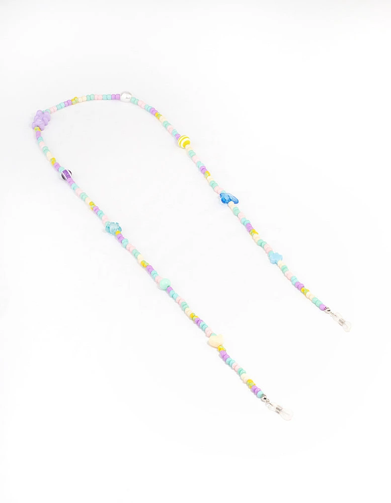 Multi Bead Glasses Chain