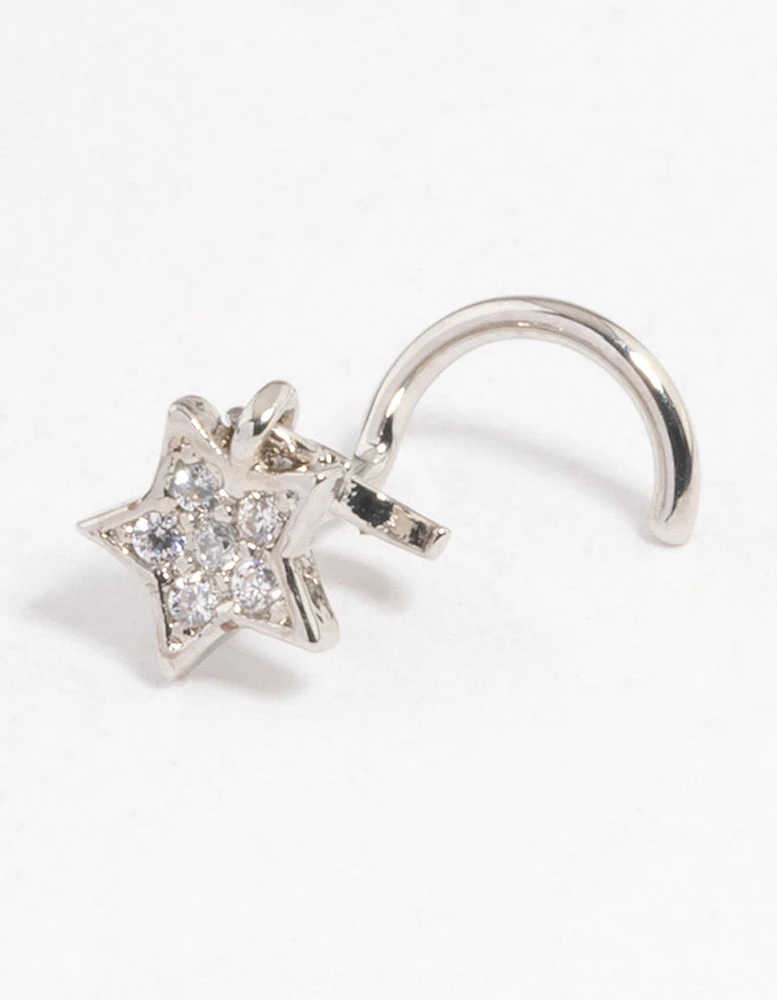 Surgical Steel Star Nose Stud