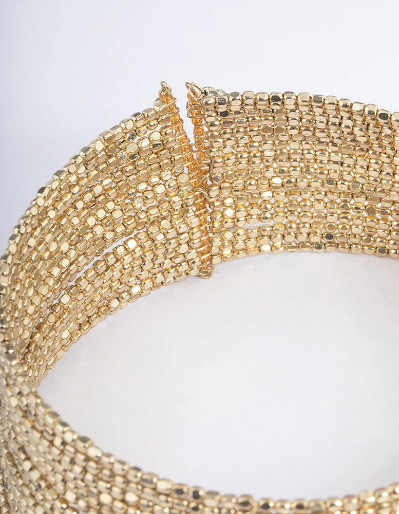 Gold Wide Choker